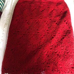 Talbots Lace skirt